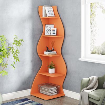 Bluebell Unique Corner Shelf Bookcase