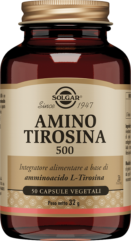 Solgar Amino Tirosina 500 50 Capsule Veg
