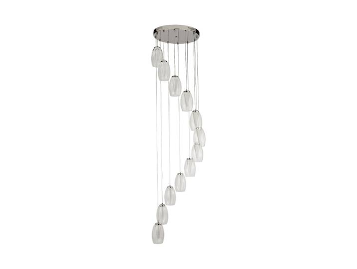 Multi-Drop Design LED Pendellampe Cyclone 12-Flammig Chrom Searchlight
