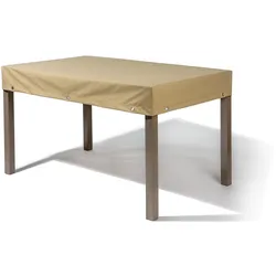 Heinemeyer Abdeckhaube mit Abhang für Tisch 160 x 90 cm, Teak Safe Creme