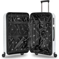 Pactastic Collection 02 THE THREE SET 4 Rollen Kofferset 3-teilig, Koffer, Silber