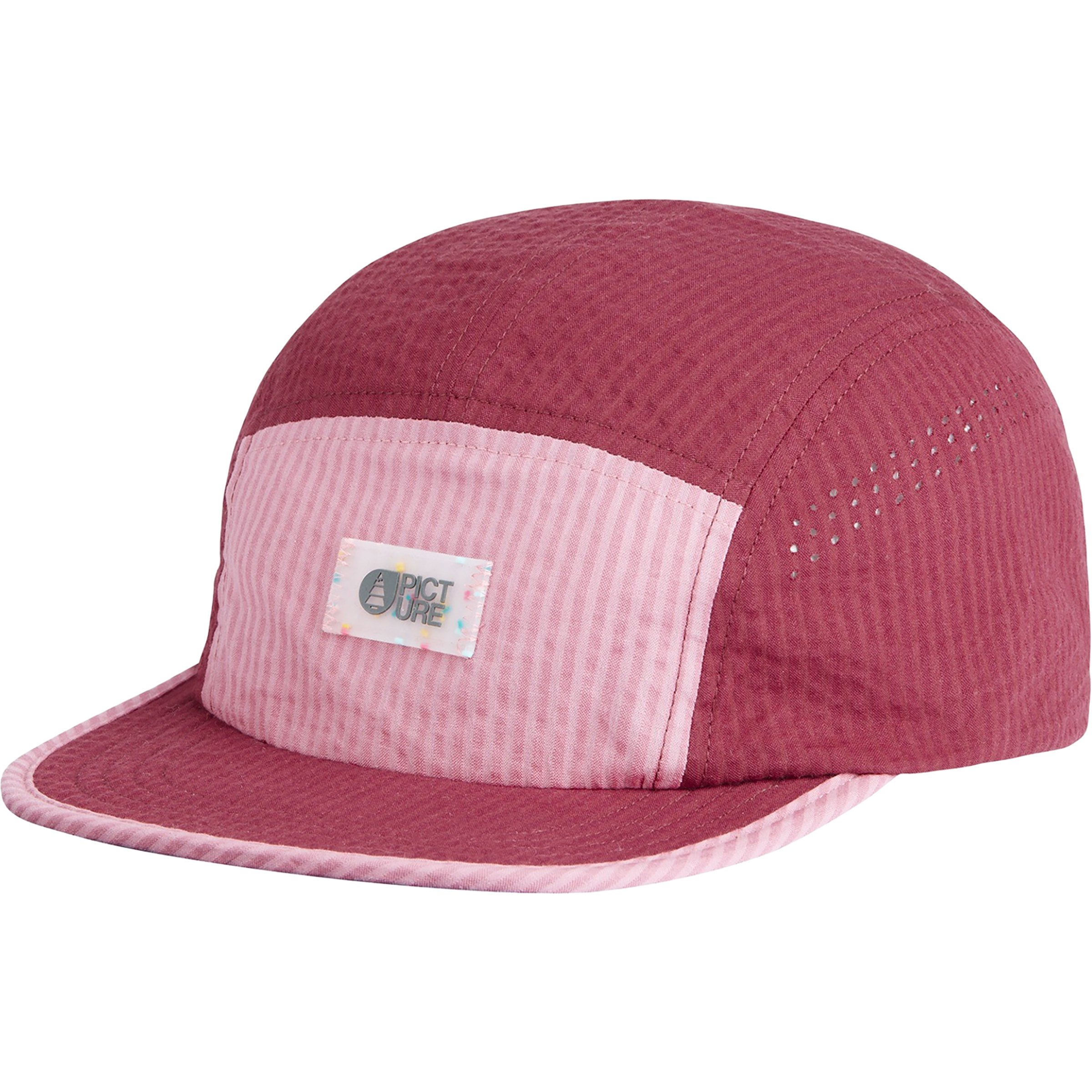 Picture Patchwork Cap Basecaps rosa Lifestyle Widerstandsfähig