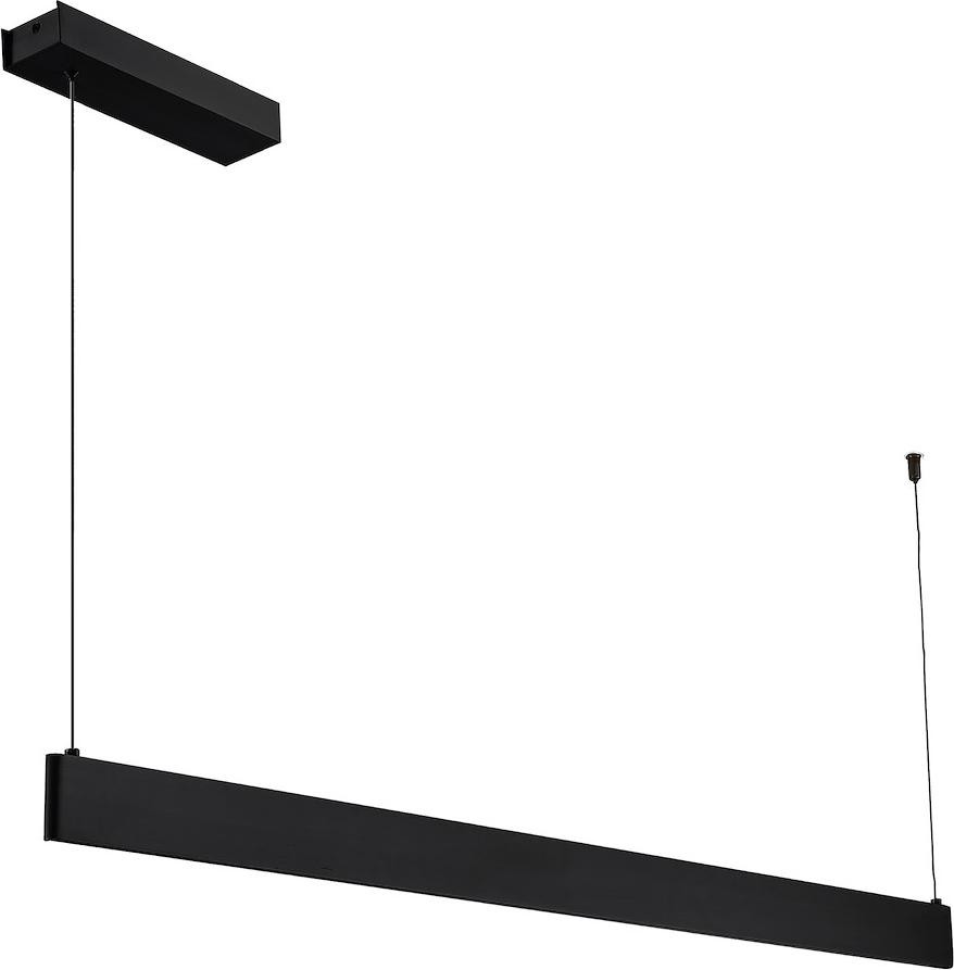 Milagro LINEA Moderne zwarte LED hanglamp met variabele kleur, 36W