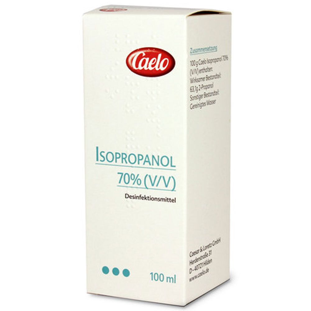 Isopropanol 70% Caelo HV-Packung Standard Zul. 100 ml Lösung