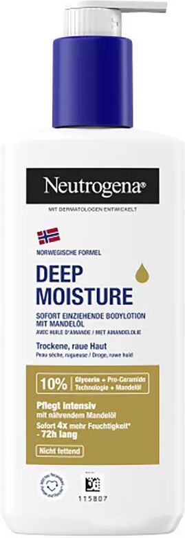 Neutrogena - Sofort Einziehende Bodylotion Mit Mandelöl, 250 ml
