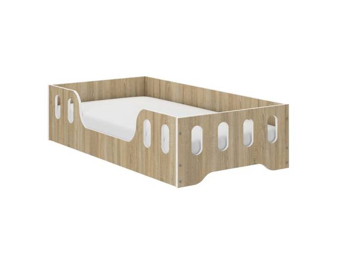 Lit Montessori pour enfant laqué 160x80 Sonoma