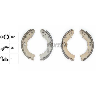 Textar Bremsbackensatz [Hersteller-Nr. 91034200] für Nissan
