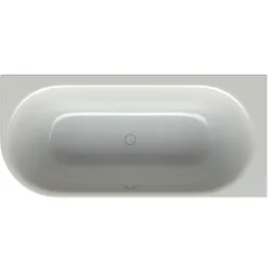 Bette BetteSilhouette Badewanne Eck Lux Oval V glasierter Titan-Stahl 1850x850x450 mm 2-Sitzer Schürzenwanne