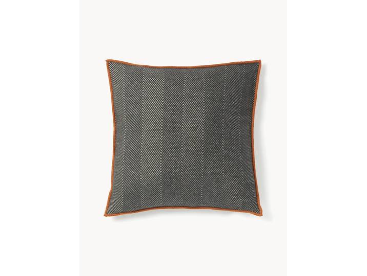 Kussenhoes Agatha met visgraatpatroon
