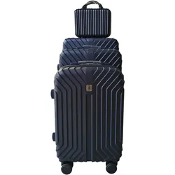 NTK-Collection Hartschalenkoffer 4er-Set Mabell Blau