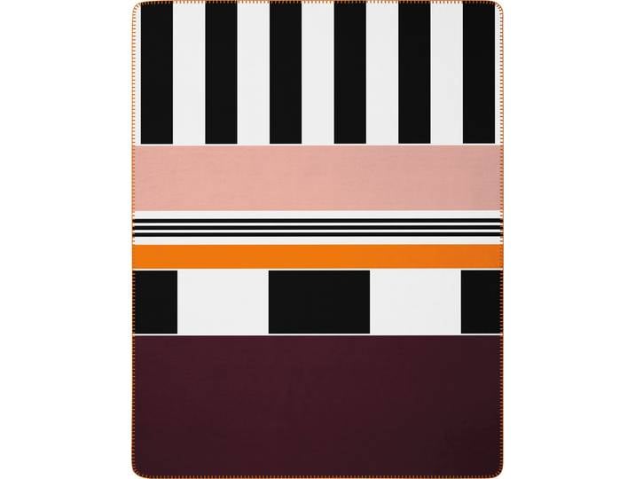 Wohndecke VILLEROY & BOCH Memphis , bunt (mehrfarbig), B:150cm L:200cm, Baumwolle, Polyacryl, Polyester, Wohndecken, Wohndecke, Wohndecke Villeroy&Boch