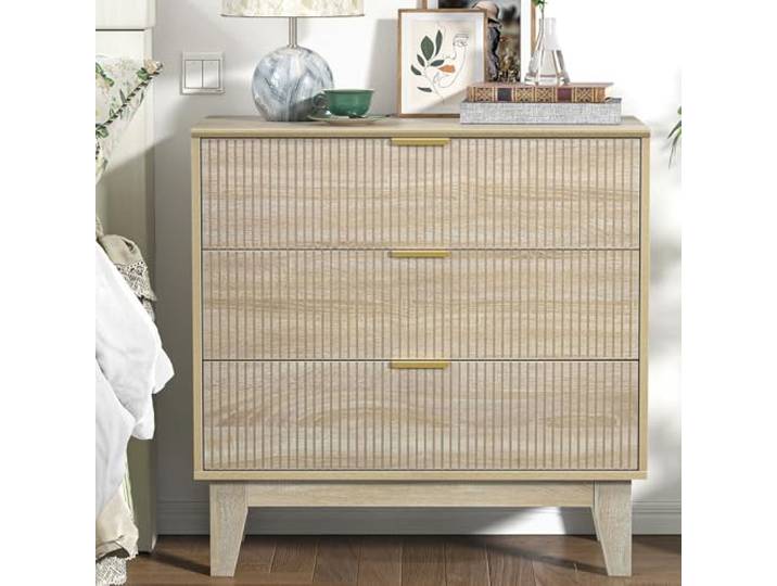 Yvsevnr Kommode mit Schubladen, Kommode Schlafzimmer, Schubladenkommode mit Viel Stauraum, Komodenschrank für Schlafzimmer, Wohnzimmer, Flur, Büro 80 x 40 x 80 cm
