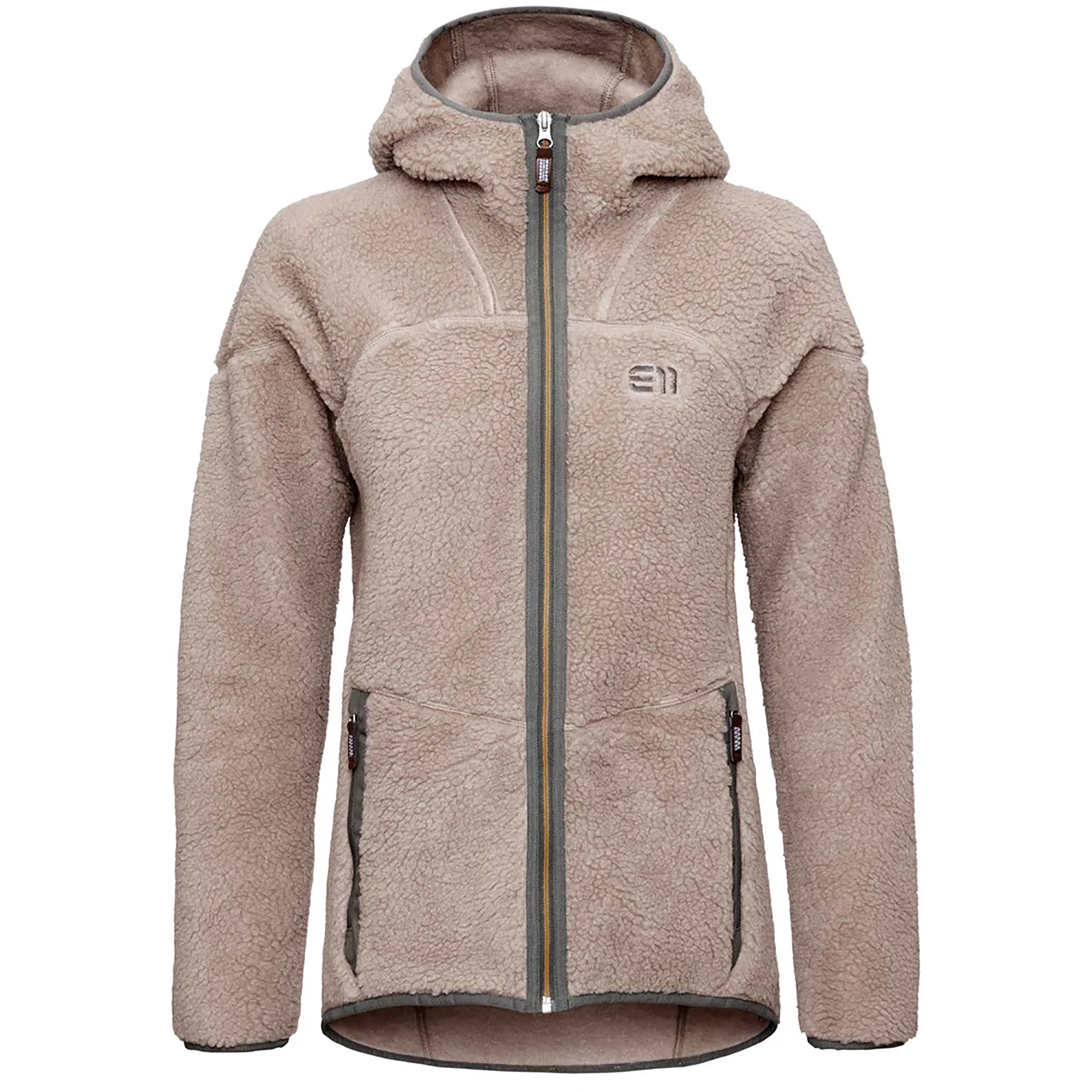 Elevenate Glacier Pile Damen Fleecejacke beige Größe XS Freeride | Skifahren Atmungsaktiv
