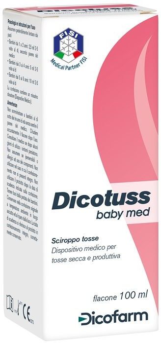 DICOFARM SpA Dicofarm, Dicotuss Baby Med,100 ml