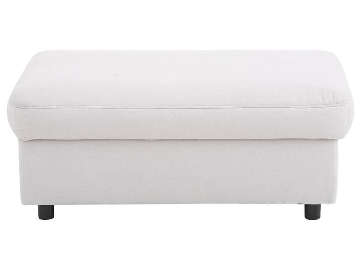 Polsterhocker GOODPRODUCT Mauritius , silber, B:101cm H:42cm T:67cm, Struktur fein (100% Polyester);Luxus-Microfaser Lederoptik (100% Polyester);Soft clean (98% Polyester, 2% Polyamid), Hocker, Polsterhocker, passend zur Mauritius -Serie, auch mit Soft clean -Bezug
