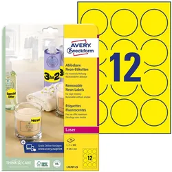 Avery, Etiketten, Etiketten