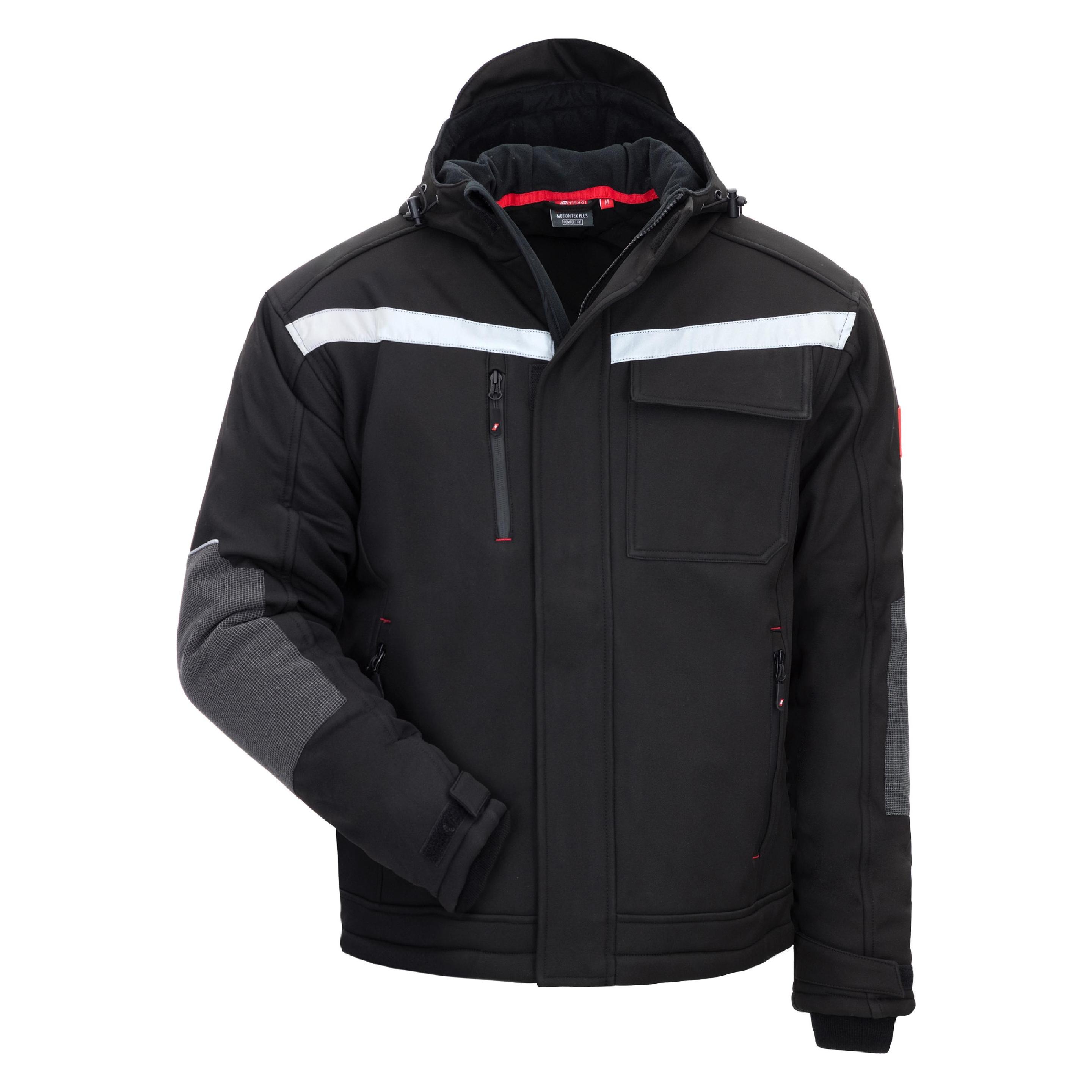 Nitras Winter-Softshelljacke Schwarz Motion Tex Plus, Gr.XXL (5XL, XXL) (7180W-XXL)