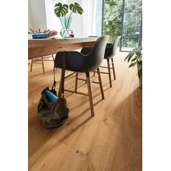 MEISTER Lindura-Holzboden HD 400 Eiche authentic gebürstet 8904 - naturgeölt 5G Dry® 2600 mm