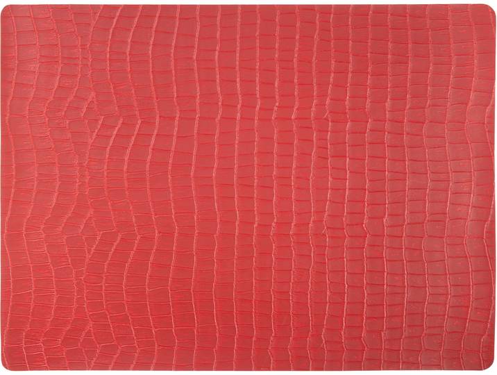 Platzset STUCO Orinoco , rot, B:32cm L:42cm, Obermaterial: 82% PVC, 18% Polyester, Platzsets, Platzset