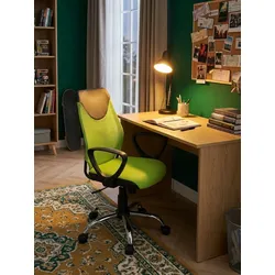 Kinderschreibtischstuhl Höhenverstellbar Ergonomisch TERNI, Grün 60x60x101 cm