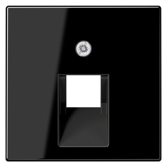 JUNG Zentralplatte UAE/IAE 1f A sw glz A569-1BFPLUASW (A569-1BFPLUASW)