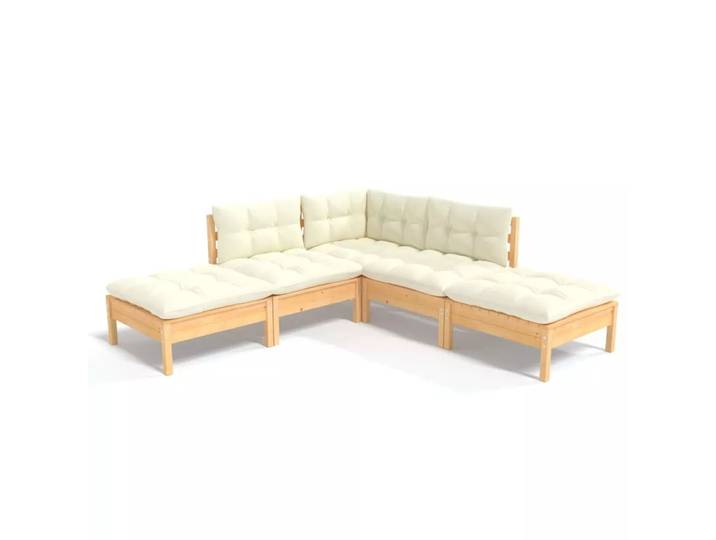 VidaXL - Garten-lounge-set kiefernholz, One Size, Light Beige