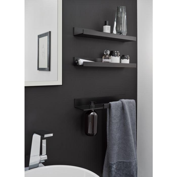 Alape Ablage 8270321980 400 x 196 x 111 mm, Aluminium mattschwarz pulverbeschichtet