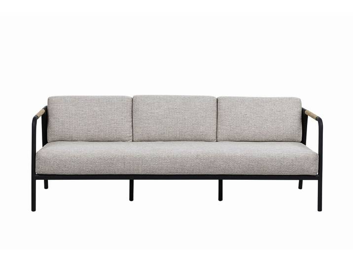 Gartencouch MAURITIUS 3-Sitzer Outdoor Garnitur Gartensofa Couch Sofa