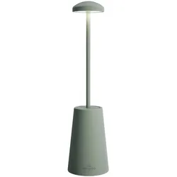 SIENA LED Akku-Tischleuchte mit Sockel – dimmbare Designlampe für Indoor & Outdo...