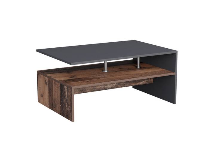 Vicco Couchtisch Amato Anthrazit 90 x 52.6 cm, Holzwerkstoff, Rechteckig, 90x42.2x52.6 cm, Wohnzimmer, Wohnzimmertische, Couchtische