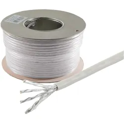 Shiverpeaks Kabel Verlege 100m CAT6 Hal 250MHz,S-STP, PIMF,Spule/Ring, *PVC* (S/FTP, S/STP, CAT6, 100 m), Netzwerkkabel