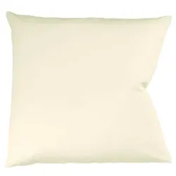 fleuresse Kissenbezug Satin 50 x cm Beige Creme