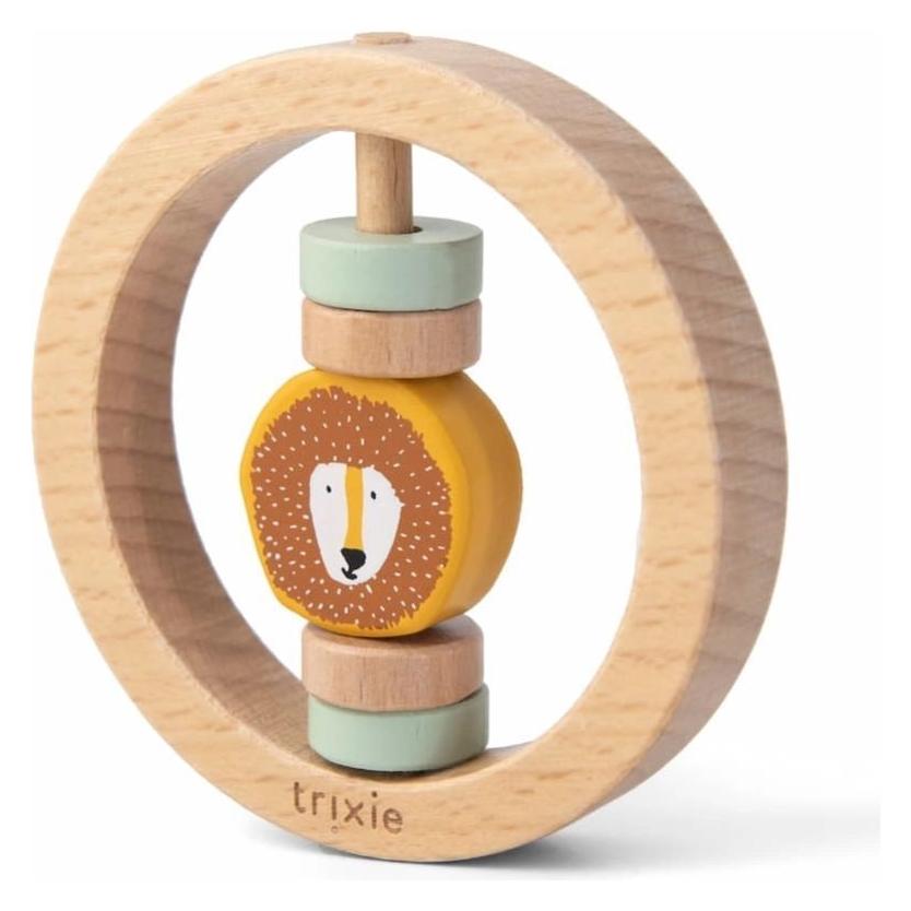 Trixie Baby Houten ronde rammelaar - Mr. Lion (36-134)