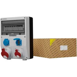 Stromverteiler DV-S/FI 16A 32A 2x230V Baustromverteiler Doktorvolt DV-1776-D