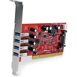 StarTech 4 Port SuperSpeed USB 3.0 PCI Card, Kontrollerkarte