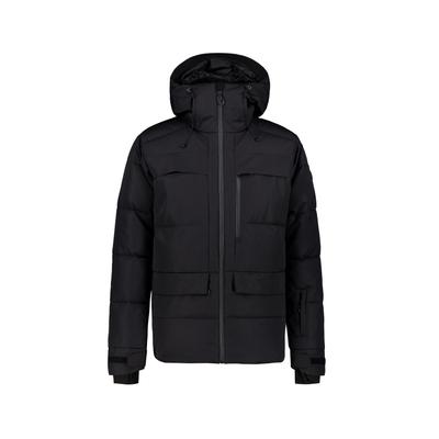 Skijacke ICEPEAK "Icepeak Jacke Channing", Herren, Gr. 54, schwarz, Stoff, 100% Polyester, normal, Jacken Skijacke