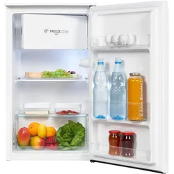 Exquisit KS117-3-010E weiss, Kühlschrank Freistehend, Weiss
