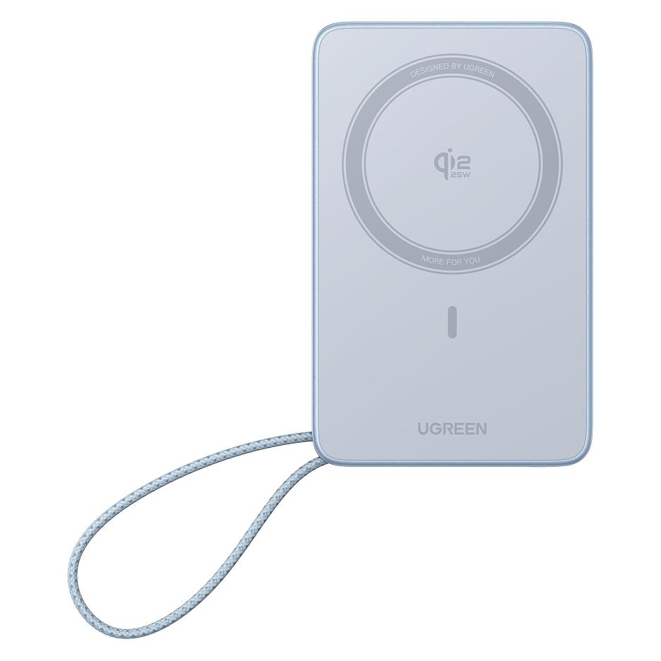 Ugreen MagFlow Magnetic Wireless Powerbank (10000 mAh, 25 W, 37 Wh) (65958B)