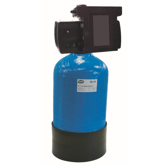 Syr - Sasserath Harzflasche 8,8L mit Steuerkopf 1500.01.944 zur LEX Plus 10 Connect (DVGW)