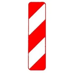 Magni, Sicherheitskennzeichnung, VKZ.605-10, 1000x250mm Leitbaken linksweisend RAL-Gütezeichen Folie RA2