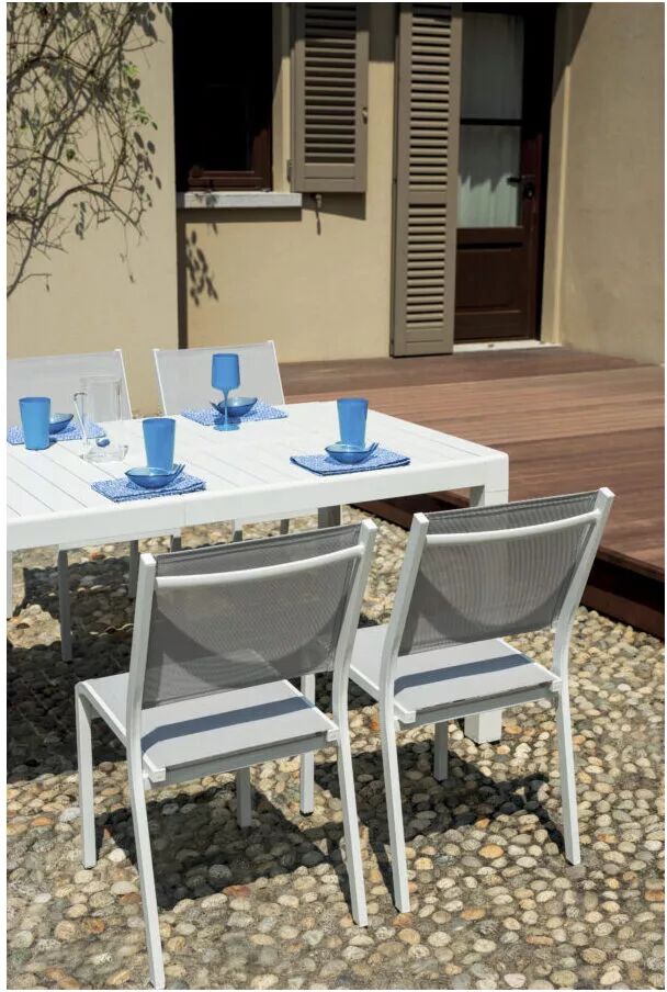 Solaria TAVOLO NAXOS ALLUNGABILE 160/240X90CM BIANCO