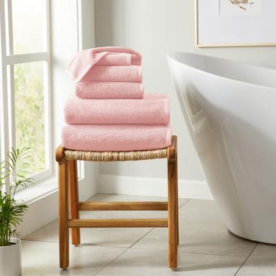 Linery & Co. Luxury Cotton Textured Towel Set.