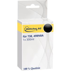 kompatibel für HP 738, 498N8A, 300ml, schwarz