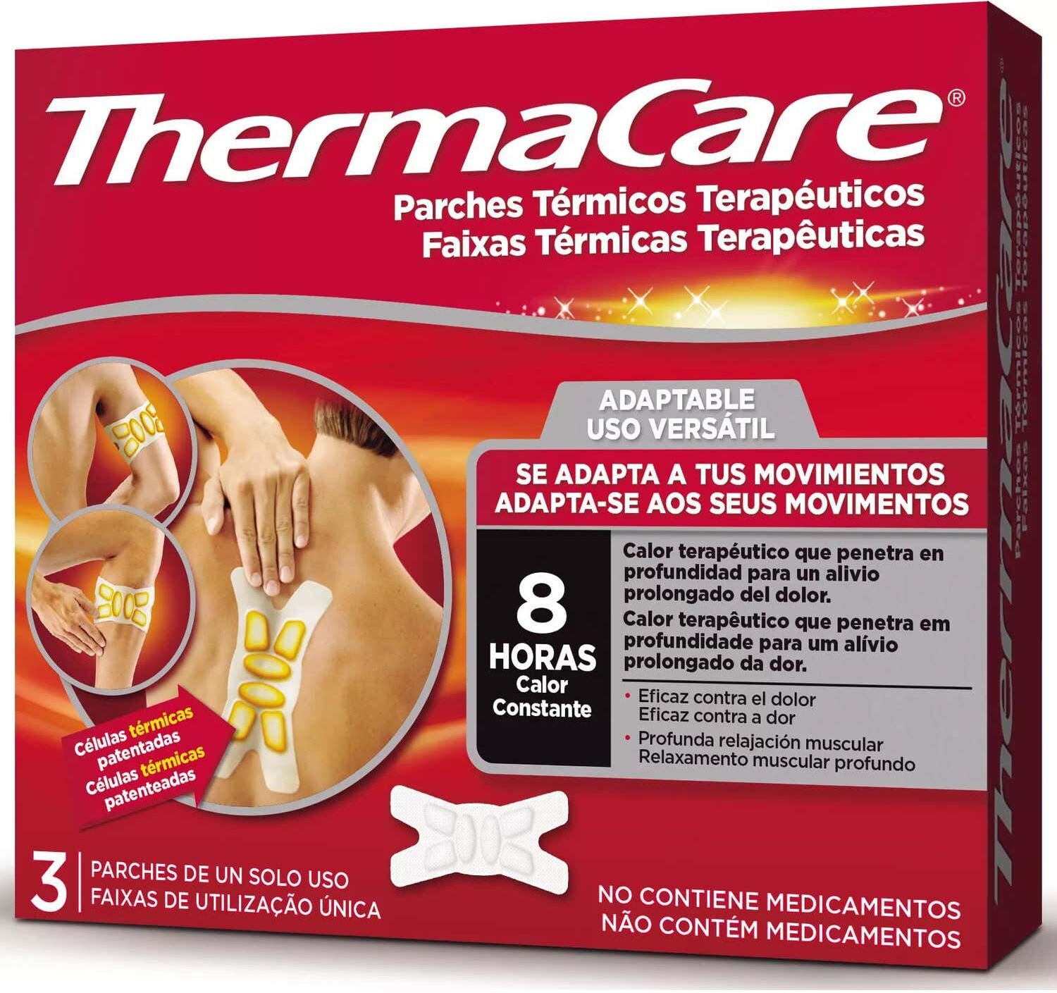 THERMACARE Parche de Calor Multi-Zonas 3uds
