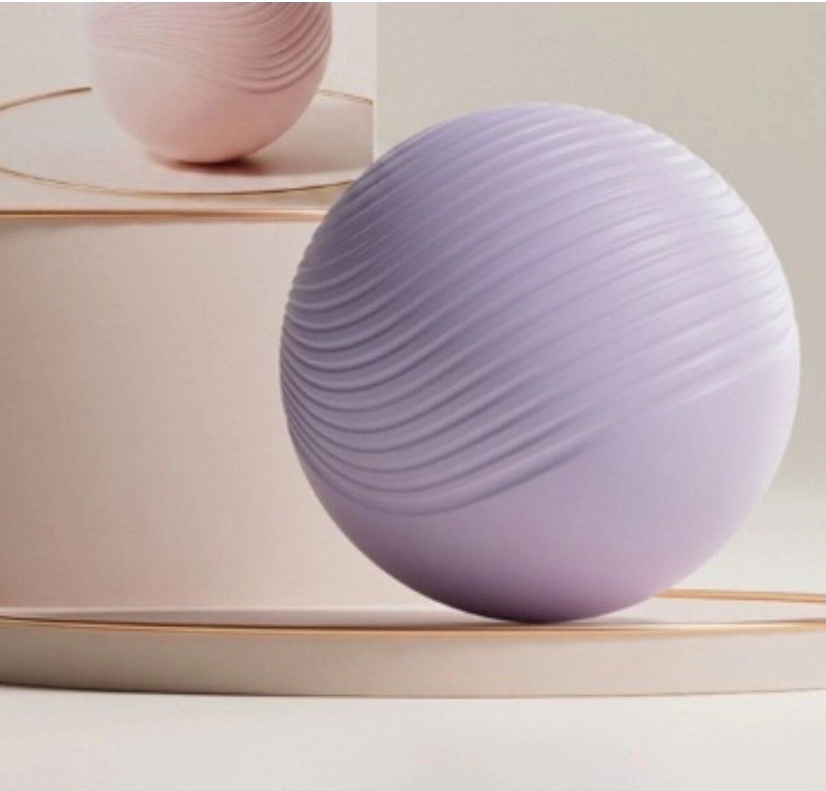 INF Peanut-Massageball-Set für Ganzkörper-Myofascial-Release, gewichtete TPE+Silikonbälle für Tiefengewebsmassage und Violett