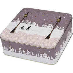 Gawol Gebäckdose Silent Night 8,5x22x22cm - mehrfarbig