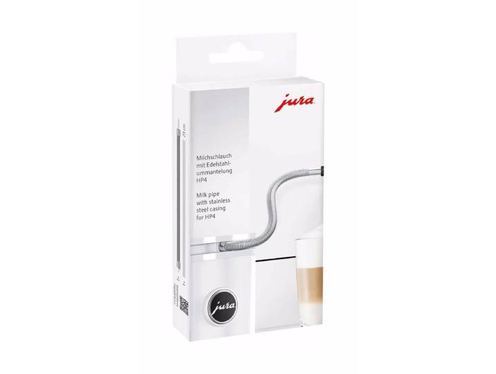 JURA Milchschlauch mit Edelstahlummantelung HP4 – JURA Zubehör Haushalt – silber