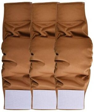 Uplift Essentials 3 Piece Professional Reusable Belly Band Set Washable Male Dog Diapers & Protective Wraps orange l