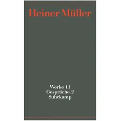 Heiner Müller Werke 11. Gespräche 2, Belletristik von Heiner Müller