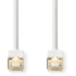 Nedis CAT6-Netzwerkkabel - RJ45 Stecker - RJ45 Stecker - S/FTP - 10.0 m - Rund - LSZH / PVC - Weiss - Verpackung mit Sichtfenster